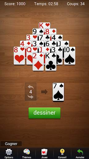 Solitaire Pyramid - Cartes screenshot 3
