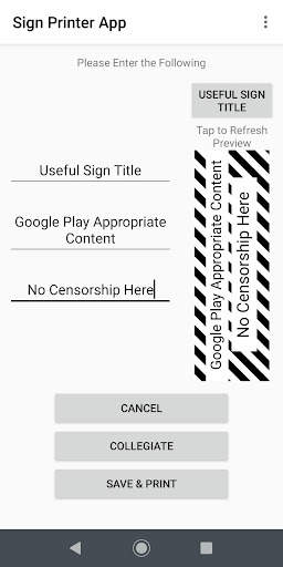 Sign Printer App скриншот 2