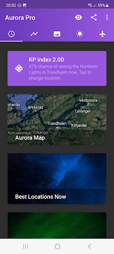 My Aurora Forecast & Alerts screenshot 1