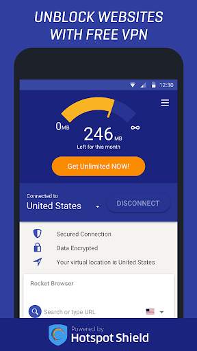Rocket VPN Free – Internet Freedom VPN Proxy screenshot 3