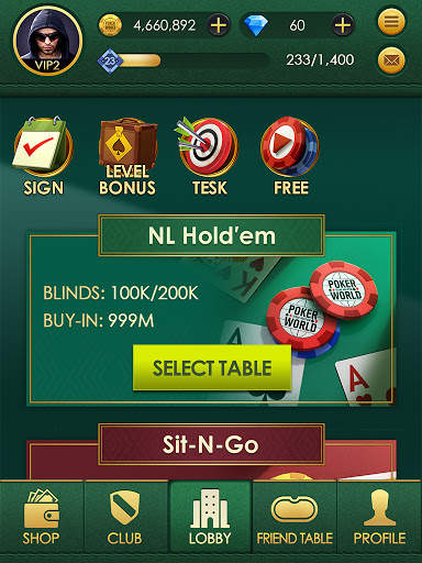 Poker World: Texas hold'em screenshot 4