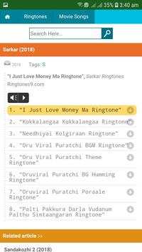 Tamil Ringtones screenshot 2