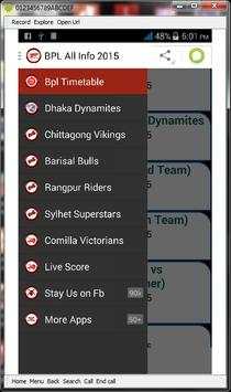 BPL All Info 2017 in BD screenshot 3