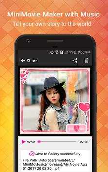 MiniMovie Maker with Music screenshot 6