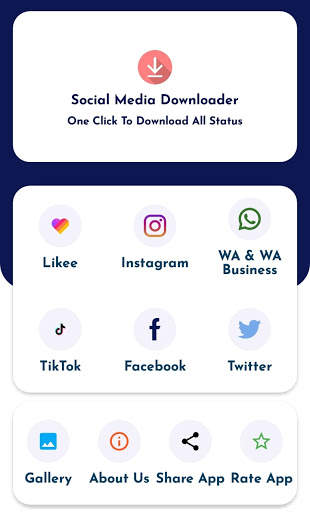 Social Media Downloader - All Social Media Status screenshot 2
