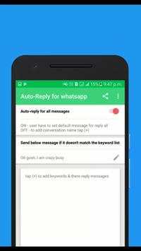 Auto Reply Bot - For WhatsApp screenshot 2