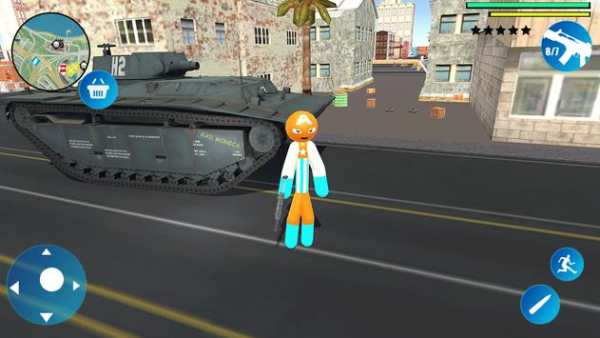 Captain Hero Stickman Vegas Crime screenshot 1