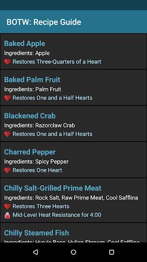 BOTW: Recipes Donators Edition screenshot 4