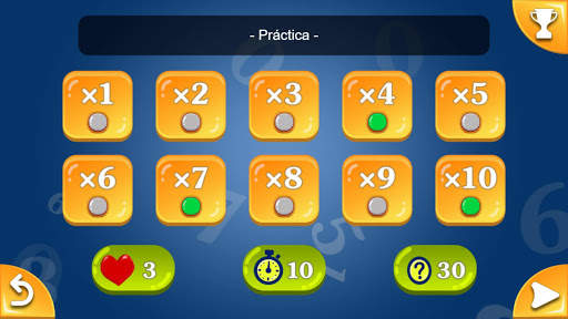 Tablas de multiplicación y división. Formación. screenshot 3