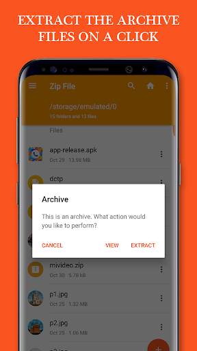 Easy Zip Unzip Tar Rar Unrar - File Manager screenshot 8