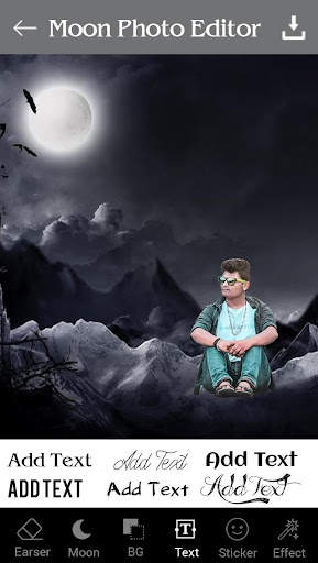 Moon Photo Editor : Cut Paste Editor screenshot 5