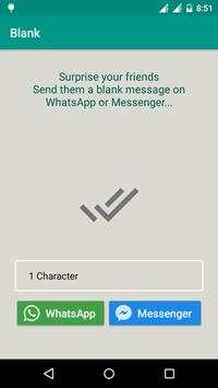 Blank Text/Message For Social Apps screenshot 1