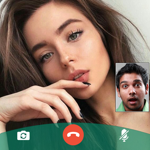 sexy girl video call simulation fake chat icon