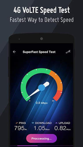 VoLTE Speed Test : 3G 4G Wifi SuperFast Meter screenshot 3