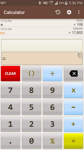 Calculator screenshot 2