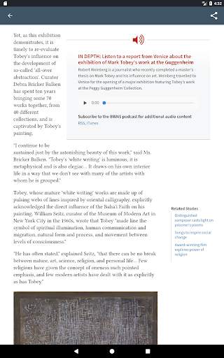 Bahá’í World News Service (BWN screenshot 15