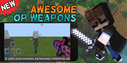 Over Powered Weapons Mod for MCPE [OP Tools] screenshot 1