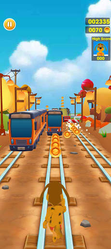 Pet Dog Subway Escape Surf screenshot 4
