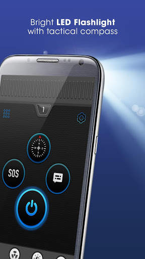 Flashlight Compass with Sounds screenshot 1