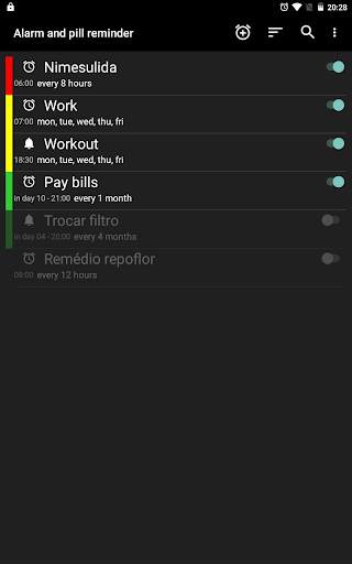 APR Alarm and pill reminder скриншот 8