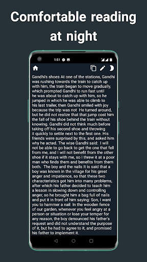 night reading mode app - dark theme screenshot 2