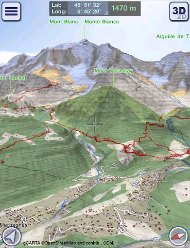 GeoFlyer Europe 3D - Offline Maps GPS Routing screenshot 8
