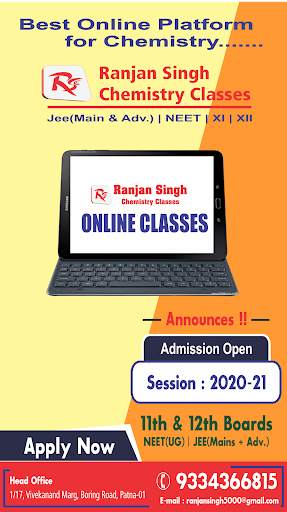 RANJAN SINGH CHEMISTRY CLASSES screenshot 2