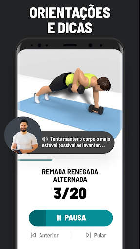 Treino com Halteres em Casa screenshot 5