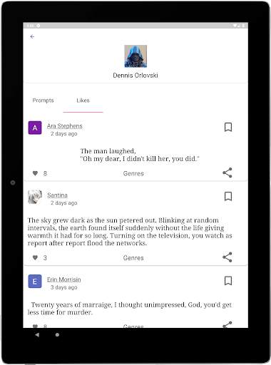 Writing Prompts - An Online Co screenshot 8