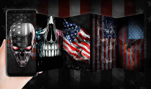 American Flag Live Wallpaper Themes screenshot 1