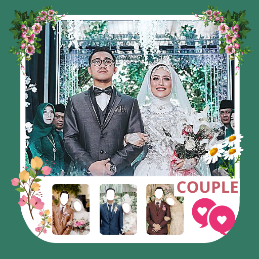 Camera Wedding Couple Hijab Modern icon