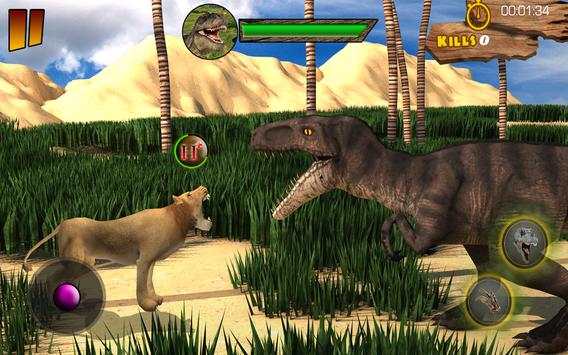 T-Rex Simulator 3D: Dino Attack Survival Game screenshot 3