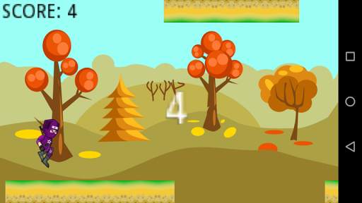 ninja jungle flip run screenshot 2