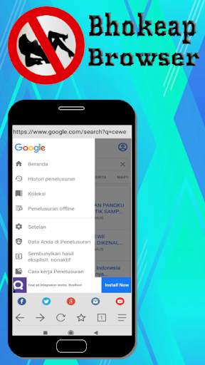 Bokeap Browser - Browser Anti Blokir screenshot 5