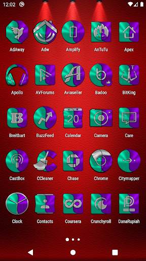 Teal and Purple Icon Pack screenshot 2