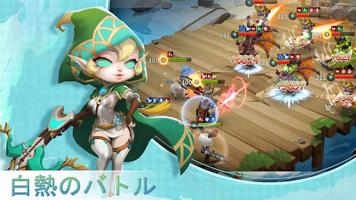 放置系オフラインゲーム伝説：fantasy hero war screenshot 4