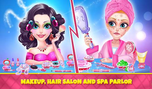 Girls Makeover Salon Dash Game скриншот 1
