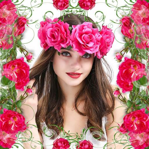 Rose Flower Photo Frames 12.0