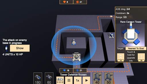 CCG Tower Defense: Offline TD Strategy Game screenshot 5