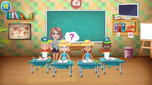 My Town School Days - cleaning Games for Kids screenshot 3
