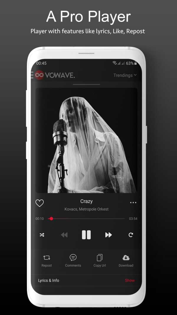 VOWAVE - Music Social Network screenshot 3