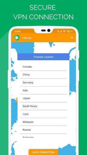 World VPN Map and Proxy (absolutely free) screenshot 2