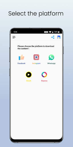 Content Downloader for social media - No login screenshot 1