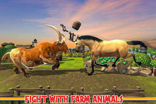 Angry Bull City Attack: Wild Bull Simulator Games screenshot 2