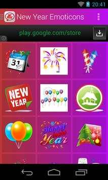 New Year Emoticons screenshot 2