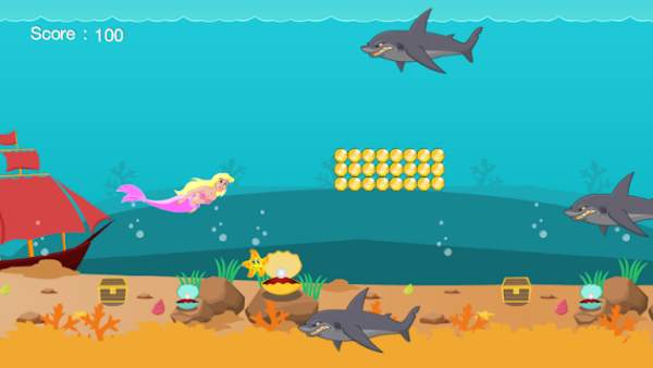 Shark Attack Mermaid screenshot 2