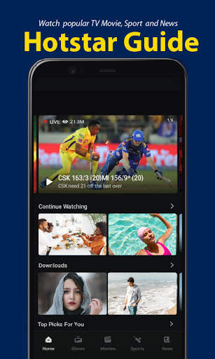 Hotstar - Hotstar Live Cricket TV Streaming Guide screenshot 3