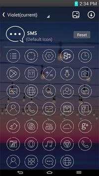 Violet GO Launcher Theme screenshot 7