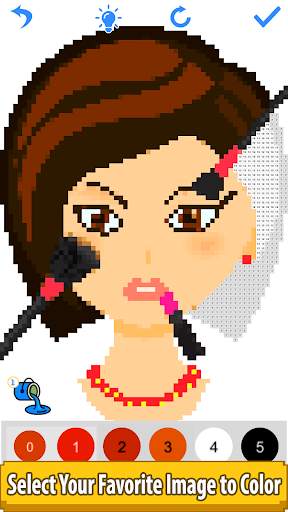 Beauty Color by Number-Pixel Art, Sandbox Coloring 4 تصوير الشاشة