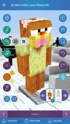 QB9 3D Skin Editor pour Minecraft screenshot 12
